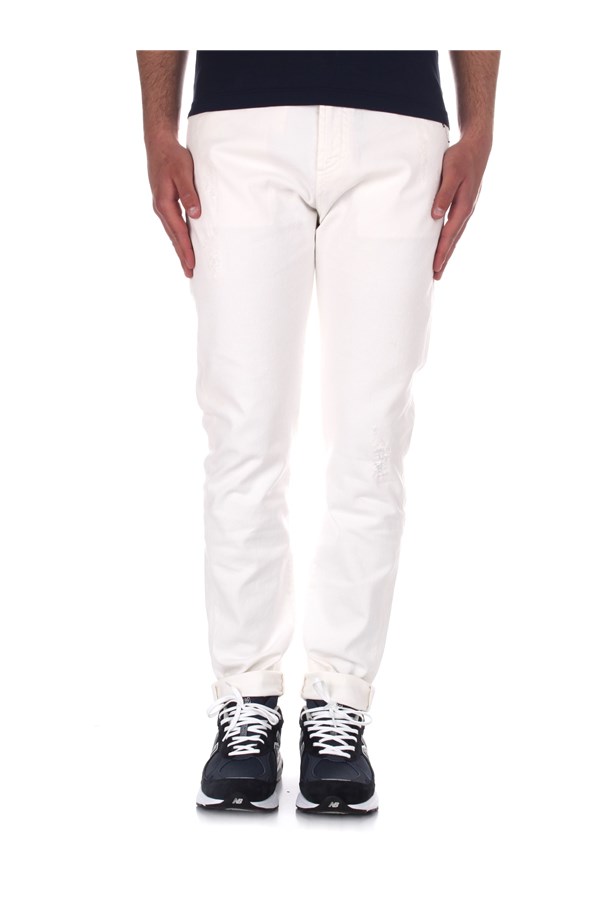 Brunello Cucinelli 5-pockets pants White