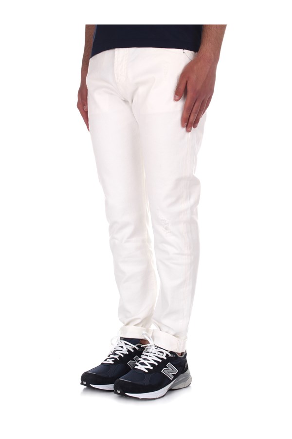 Brunello Cucinelli 5-pockets pants White