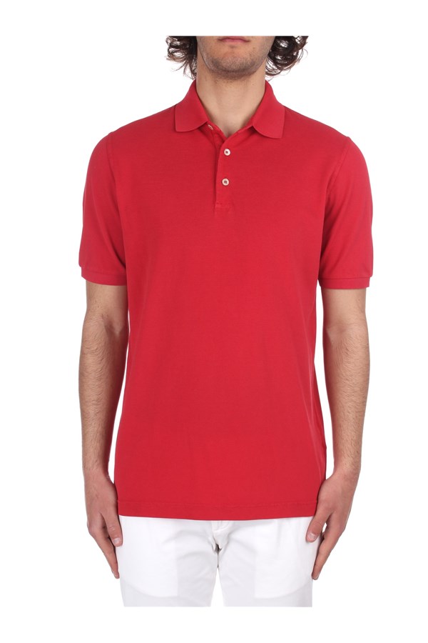 Fedeli Cashmere Short sleeves Red