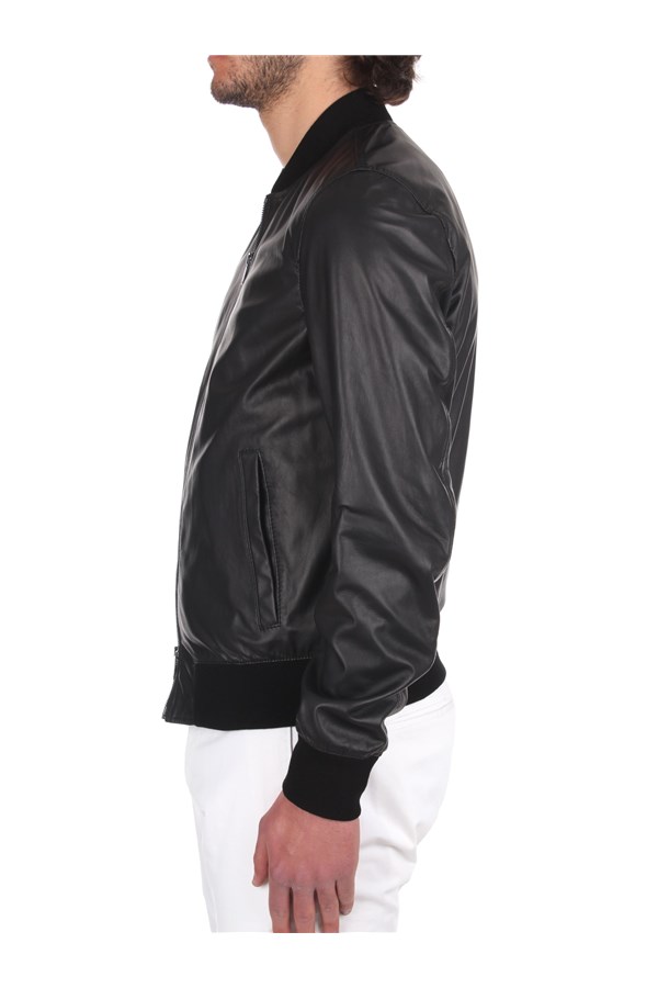 Tagliatore Outerwear Leather Jackets Man JUSTIN22E211 2111 2 