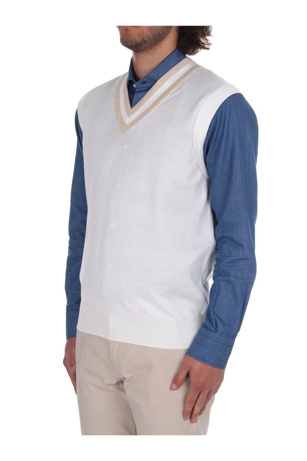 Brunello Cucinelli Knit vests White