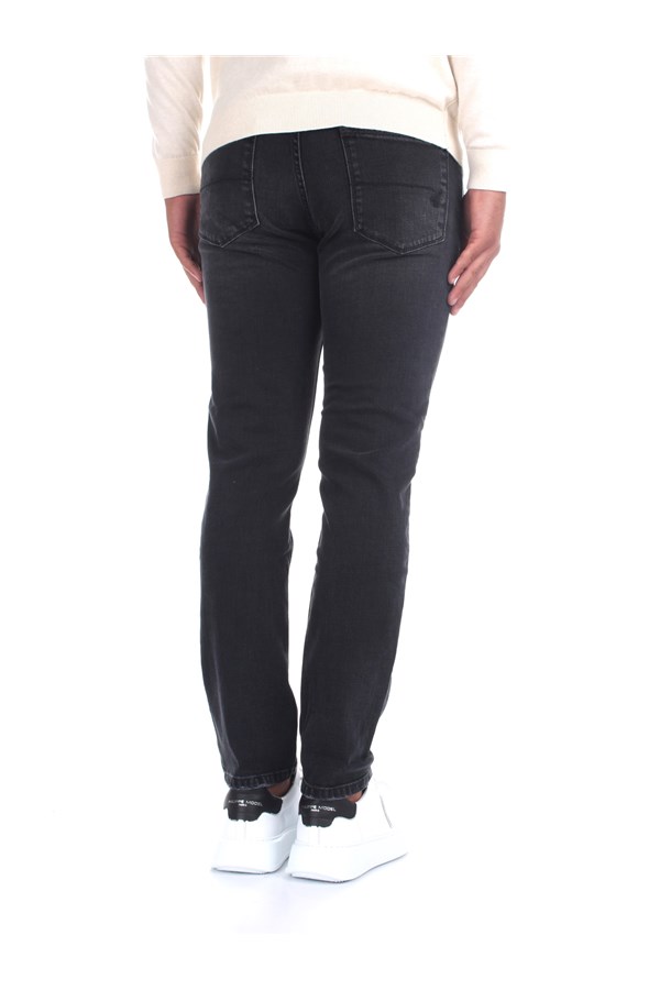 Re-hash Jeans Slim fit slim Man P01530 2D517 BLACK PQ 5 
