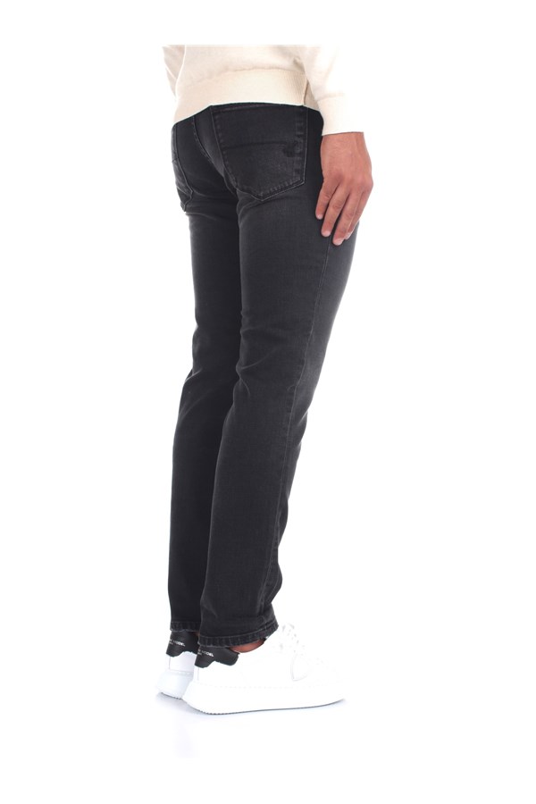 Re-hash Jeans Slim fit slim Man P01530 2D517 BLACK PQ 6 