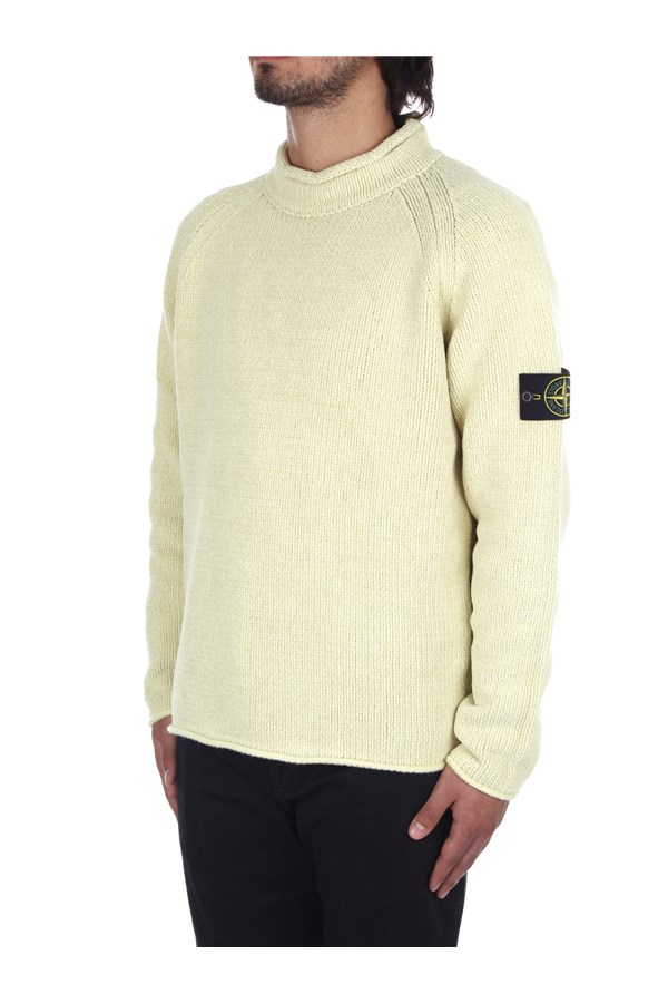Stone Island Mock turtleneck sweaters Yellow