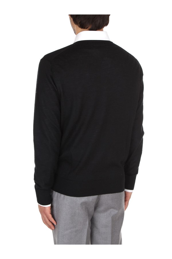Bramani Cashmere Knitwear Crewneck sweaters Man GCU1163OPT NERO 4 