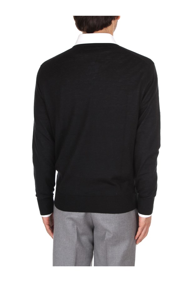 Bramani Cashmere Knitwear Crewneck sweaters Man GCU1163OPT NERO 5 