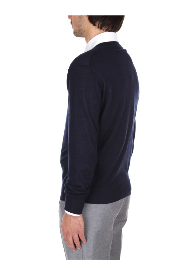 Bramani Cashmere Knitwear Crewneck sweaters Man GCU1163OPT NAVY 3 