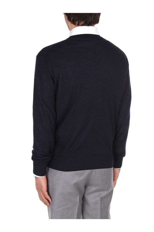 Bramani Cashmere Knitwear Crewneck sweaters Man GCU1163OPT NAVY 4 