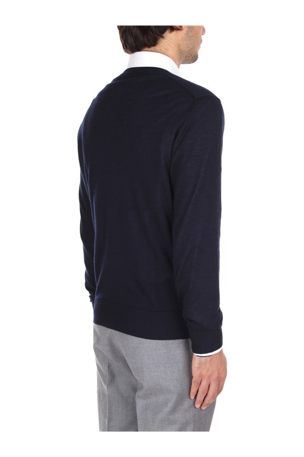 Bramani Cashmere Knitwear Crewneck sweaters Man GCU1163OPT NAVY 6 