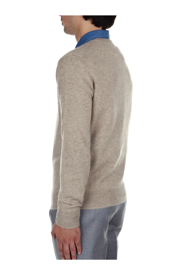 Bramani Cashmere Knitwear Crewneck sweaters Man GCU11620 NATURALE 3 