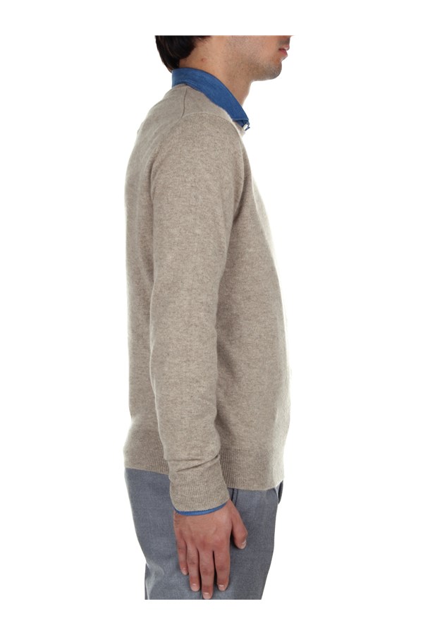 Bramani Cashmere Knitwear Crewneck sweaters Man GCU11620 NATURALE 7 