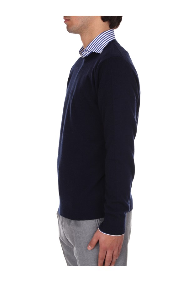 Bramani Cashmere Knitwear Crewneck sweaters Man GCU11620 NAVY 2 