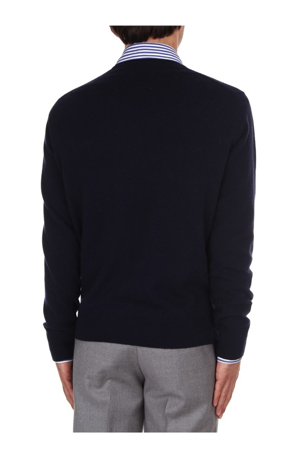 Bramani Cashmere Knitwear Crewneck sweaters Man GCU11620 NAVY 5 