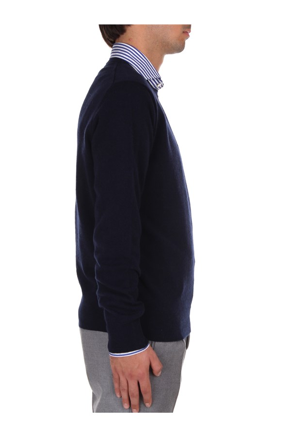 Bramani Cashmere Knitwear Crewneck sweaters Man GCU11620 NAVY 7 