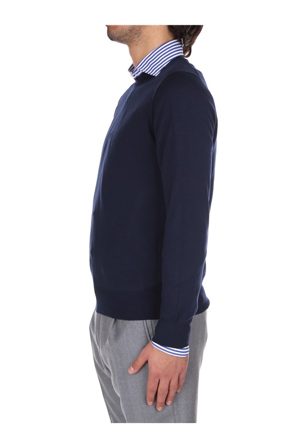 Fioroni Cashmere Knitwear Crewneck sweaters Man MK00T0A1 MARINE 2 