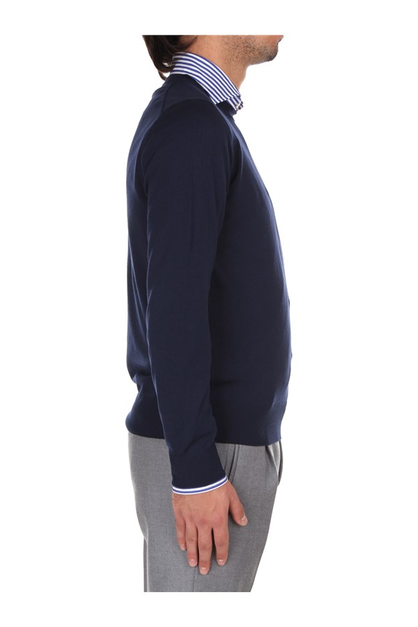 Fioroni Cashmere Knitwear Crewneck sweaters Man MK00T0A1 MARINE 7 