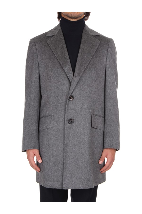Kiton Coats Grey