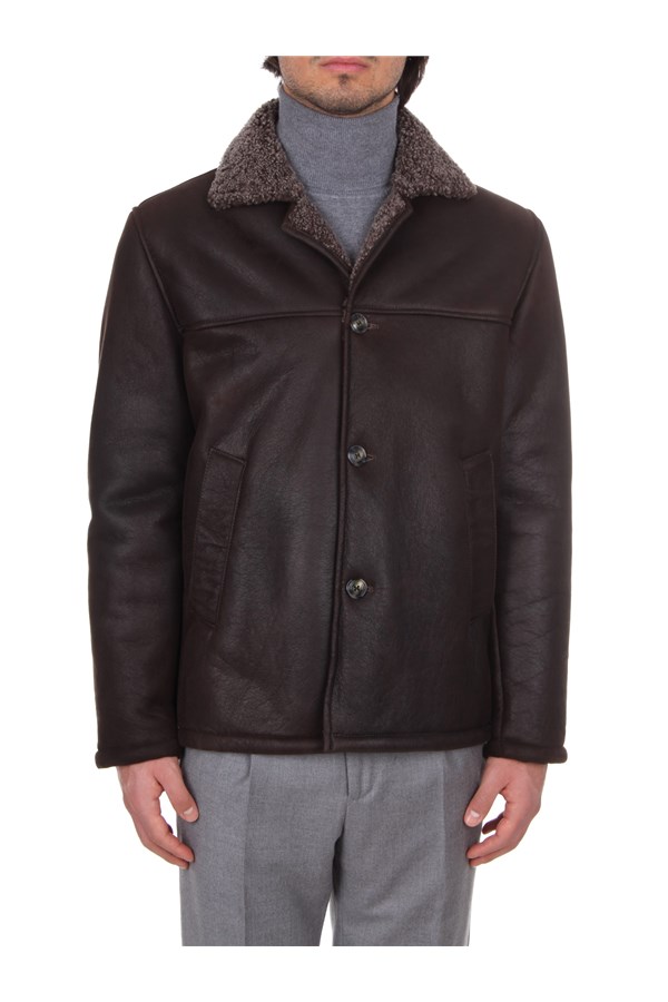 Barba Leather Jackets Brown
