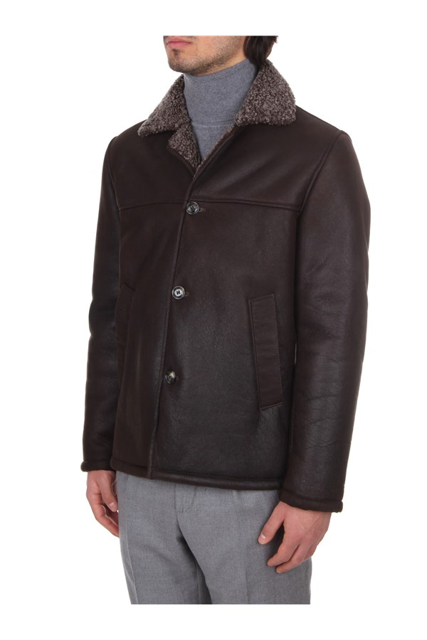 Barba Leather Jackets Brown