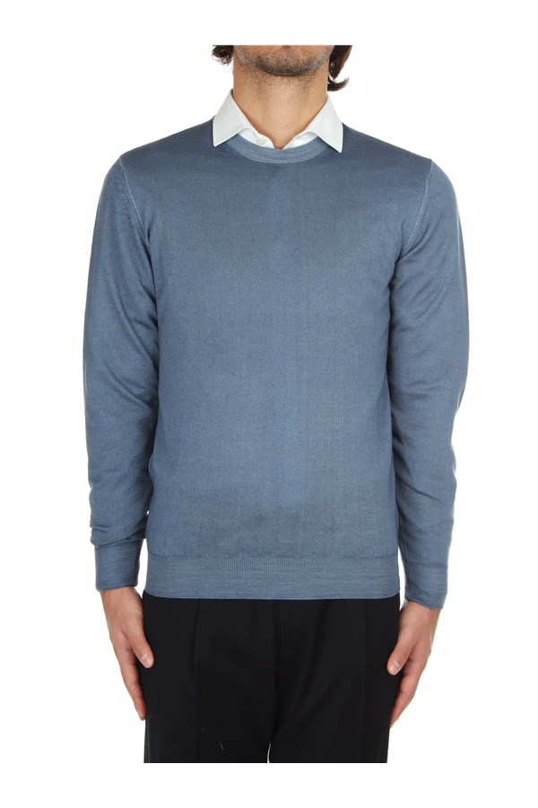 Fedeli Cashmere Crewneck sweaters Turquoise
