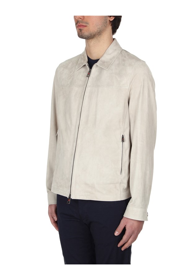 Kired X Histores Leather Jackets Beige