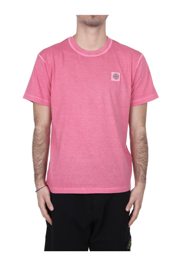 Stone Island Short sleeve t-shirts Pink