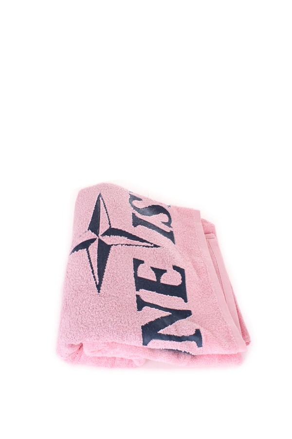 Stone Island Beach towel Pink