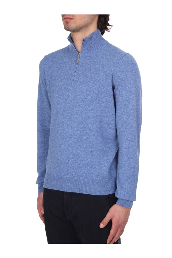 La Fileria Mock turtleneck sweaters Turquoise