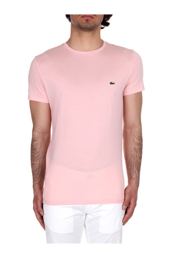 Lacoste Short sleeve t-shirts Pink