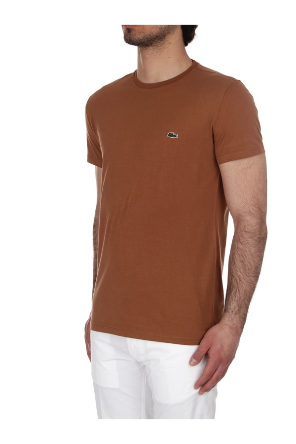 Lacoste Short sleeve Brown