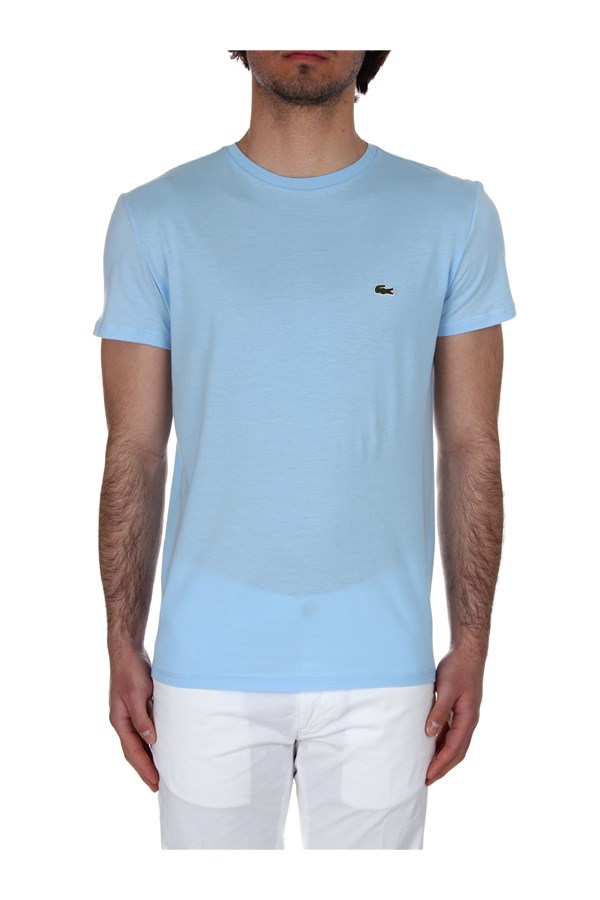 Lacoste Short sleeve t-shirts Turquoise