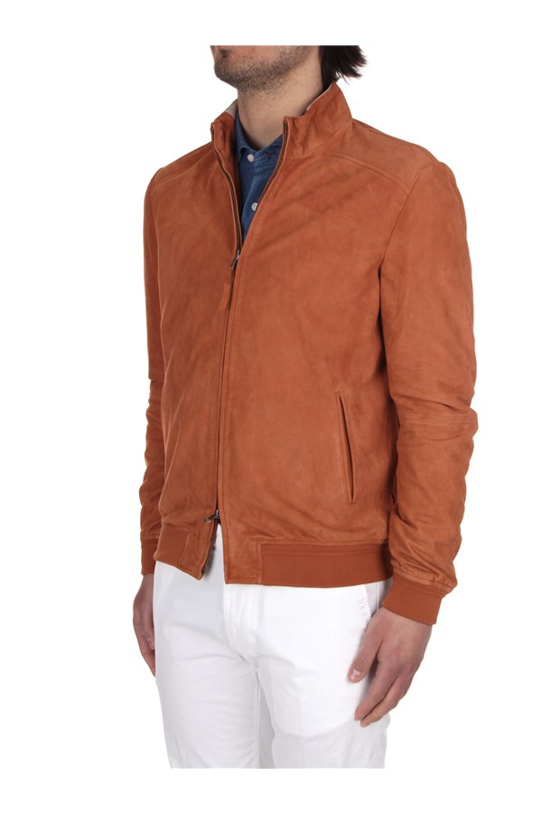 At.p.co Leather Jackets Orange