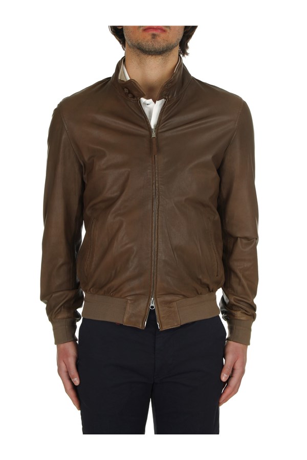 At.p.co Leather Jackets Brown