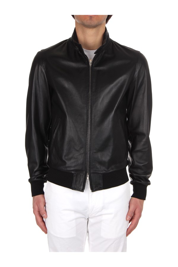 Broos Leather jacket Black