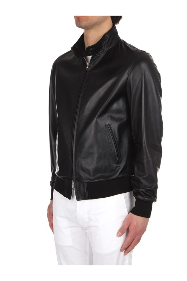 Broos Leather Jackets Black