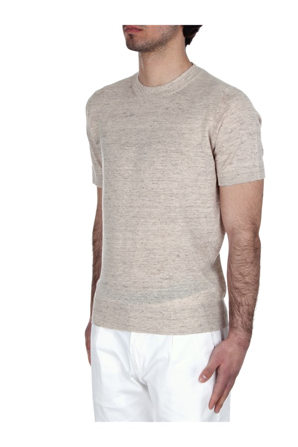 Brunello Cucinelli Short sleeve t-shirts Beige