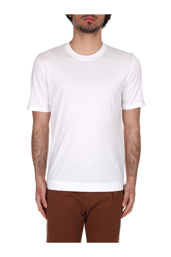Fedeli Cashmere Short sleeve t-shirts White