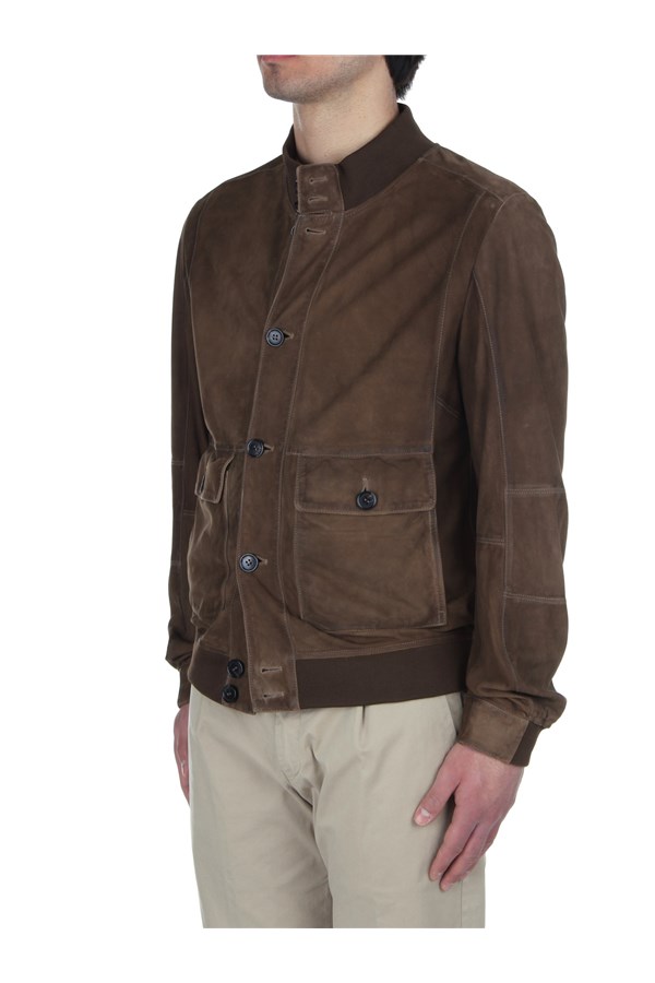 Gallotti Leather Jackets Brown