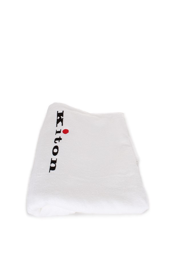 Kiton Beach towel White