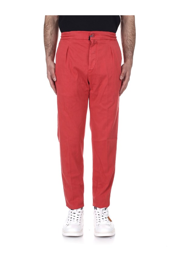 Kiton Drawstring pants Red