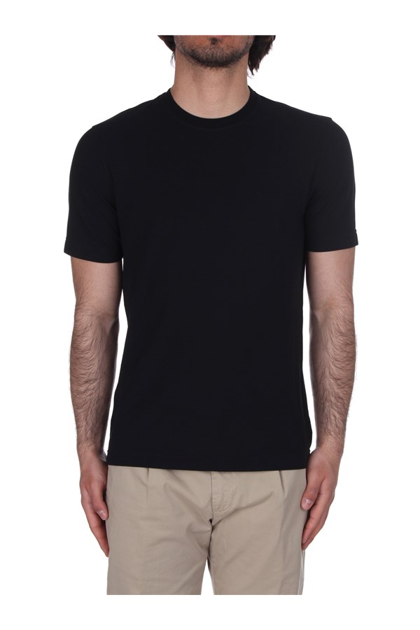 Zanone Short sleeve t-shirts Black