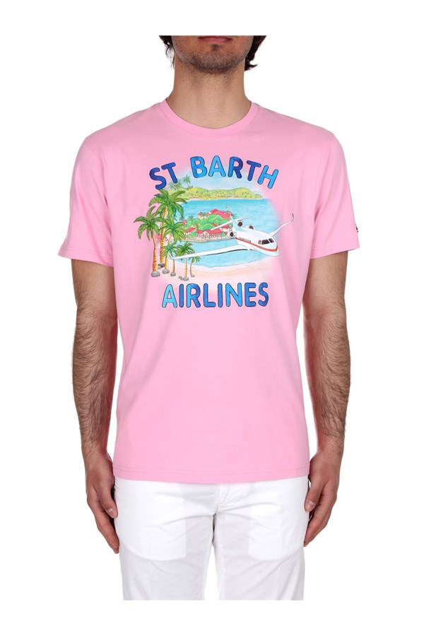 Mc2 Saint Barth Short sleeve t-shirts Pink