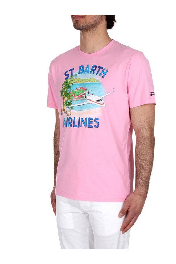 Mc2 Saint Barth Short sleeve t-shirts Pink
