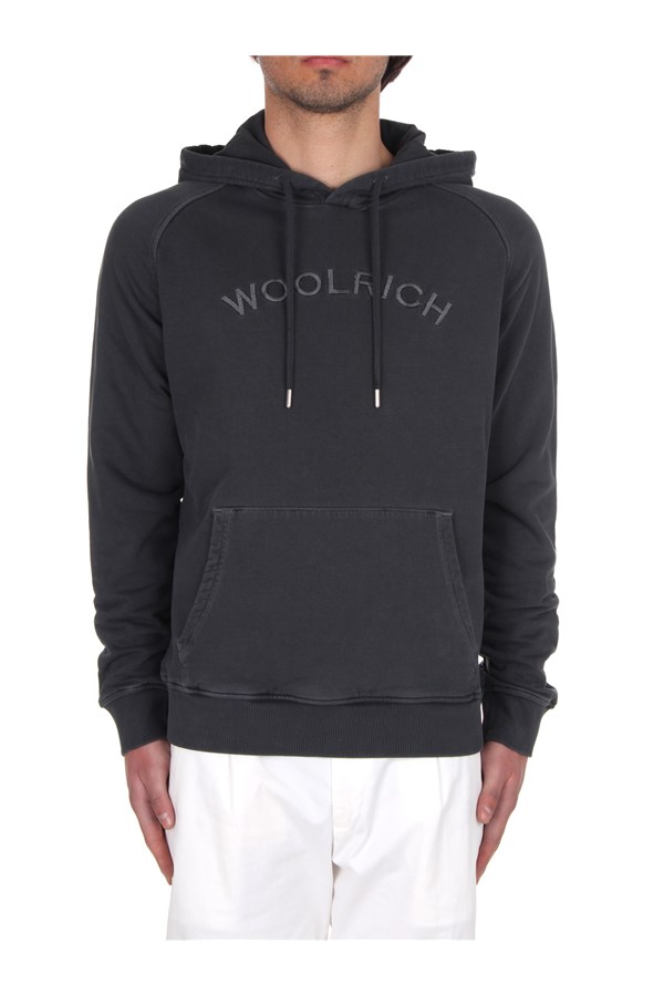 Woolrich Hoodie sweaters Black