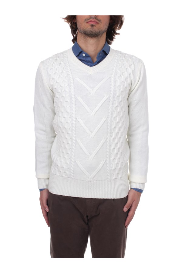 H953 V-neck sweaters White