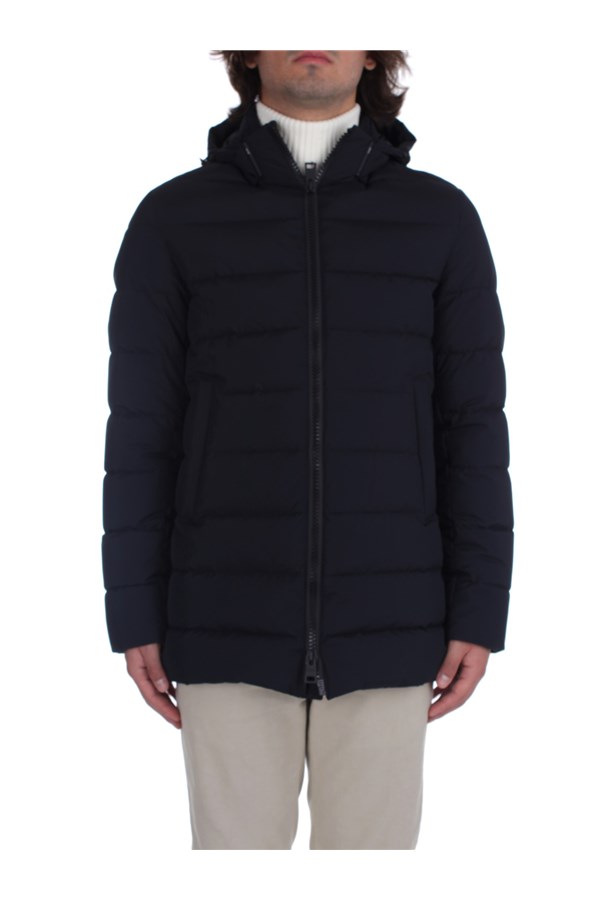 Herno Quilted jackets Blue