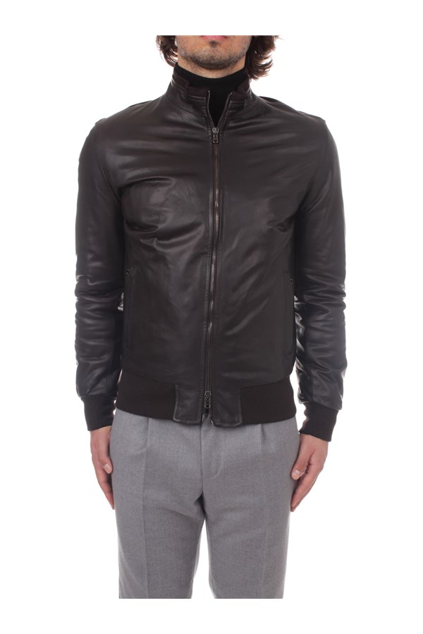 Barba Leather jacket Brown