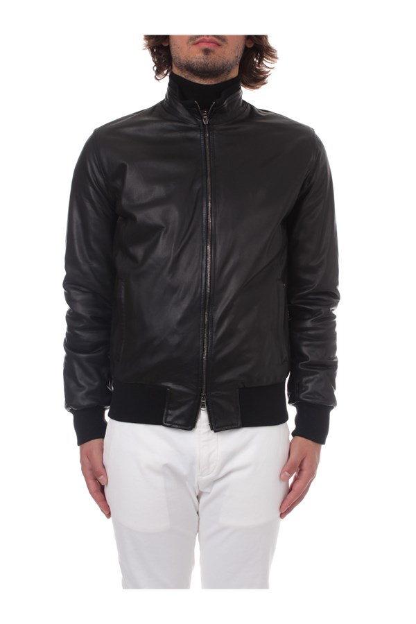 Barba Leather jacket Black