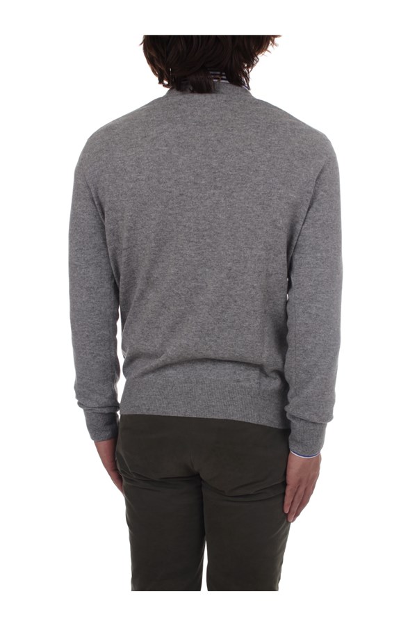 Bramani Cashmere Knitwear Crewneck sweaters Man GCU11620 CENERE 5 