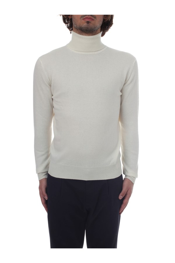 Bramani Cashmere Knitwear Turtleneck sweaters Man DVU13339 PANNA 0 